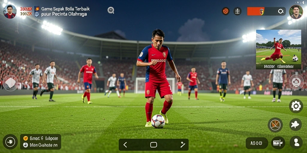 Tampilan gameplay seru di 369ZK dengan aksi sepak bola yang menegangkan.