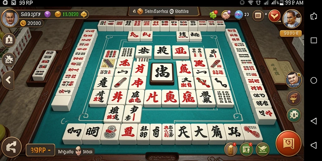Gameplay Mahjong yang seru dan menantang di 99RP.