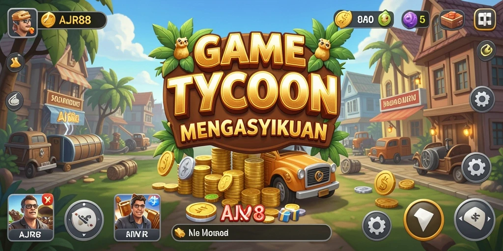 Tangkapan layar gameplay AJR88 menampilkan suasana bisnis Tycoon yang seru.