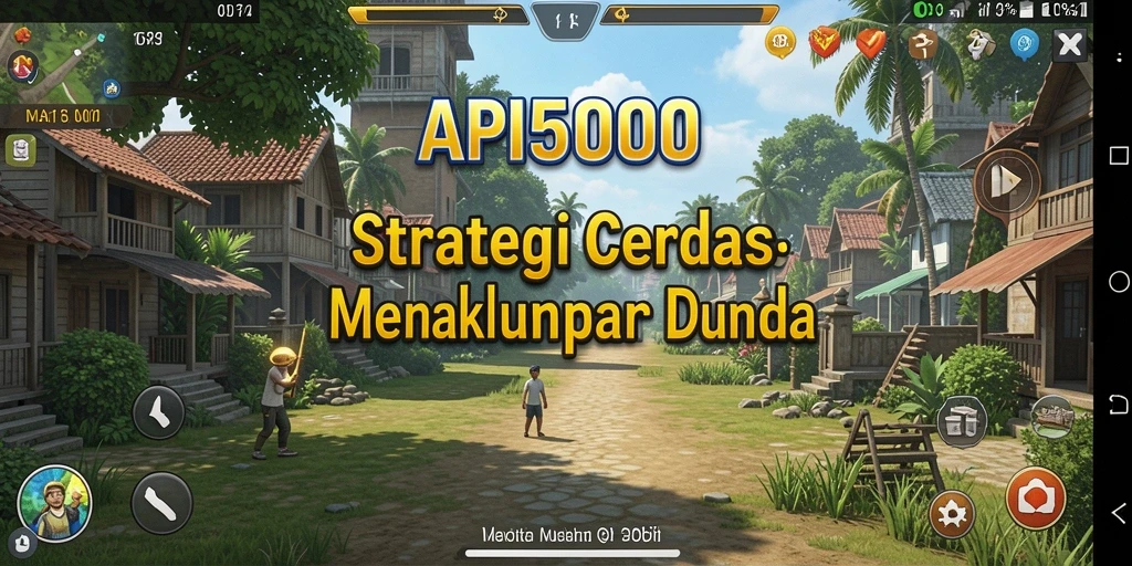 Tampilan gameplay seru dari API5000 yang menunjukkan strategi pertempuran.