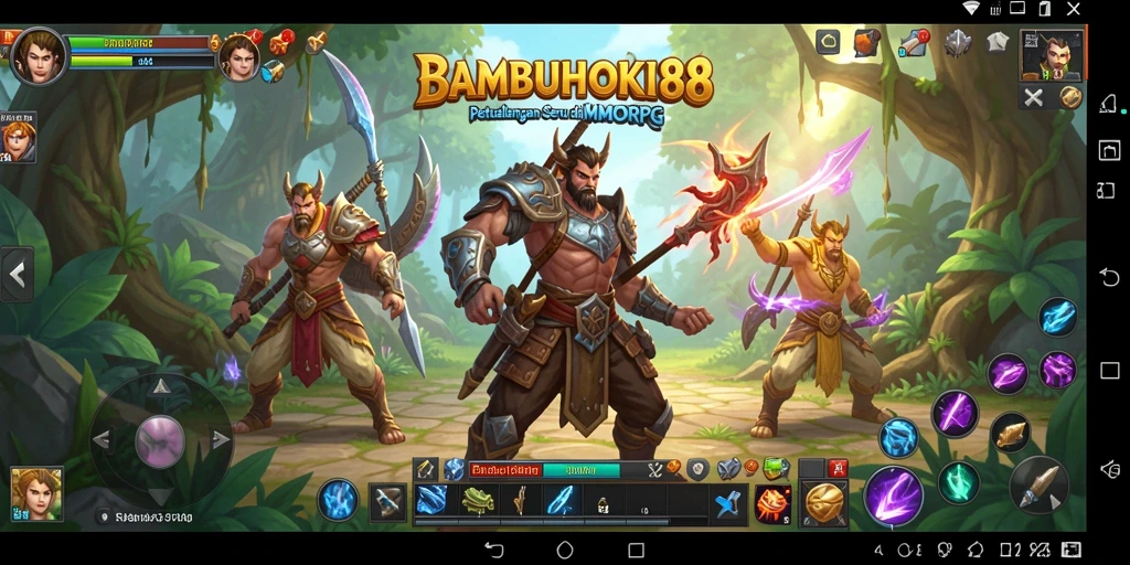 Menampilkan gameplay seru dan interaksi antar pemain dalam BAMBUHOKI88.