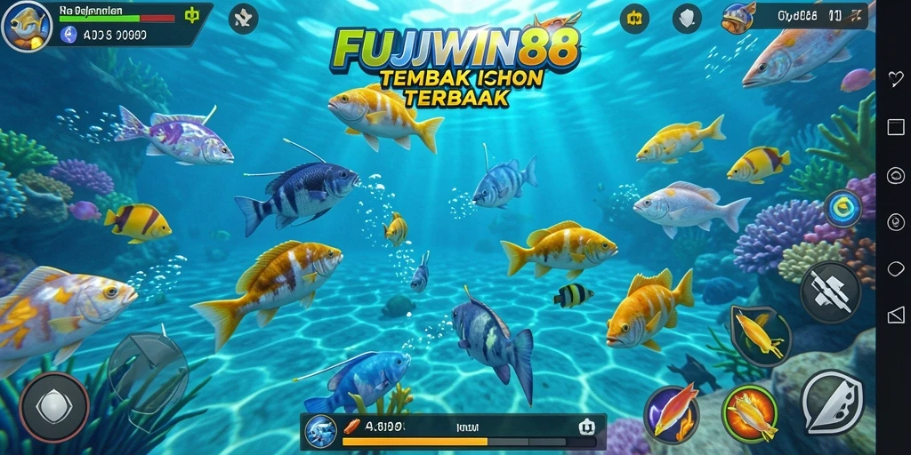 Tampilan gameplay seru dari FUJIWIN88 dalam Tembak Ikan.