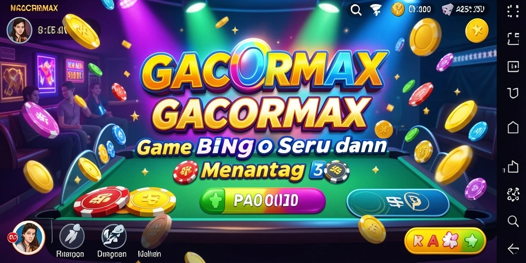 Gameplay menarik GACORMAX menunjukkan suasana Bingo yang seru dan interaktif.