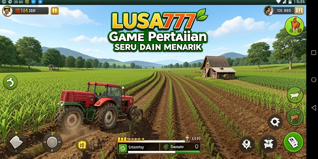 Gameplay seru merawat tanaman dan hewan di LUSA777.