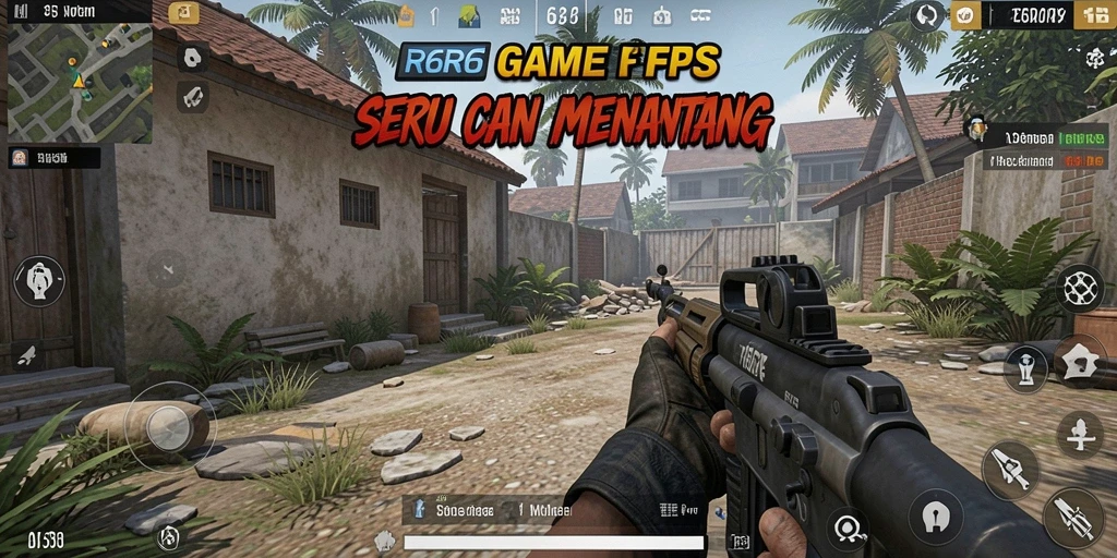 Tampilan gameplay menarik dari R6R6 dengan aksi penuh adrenalin.
