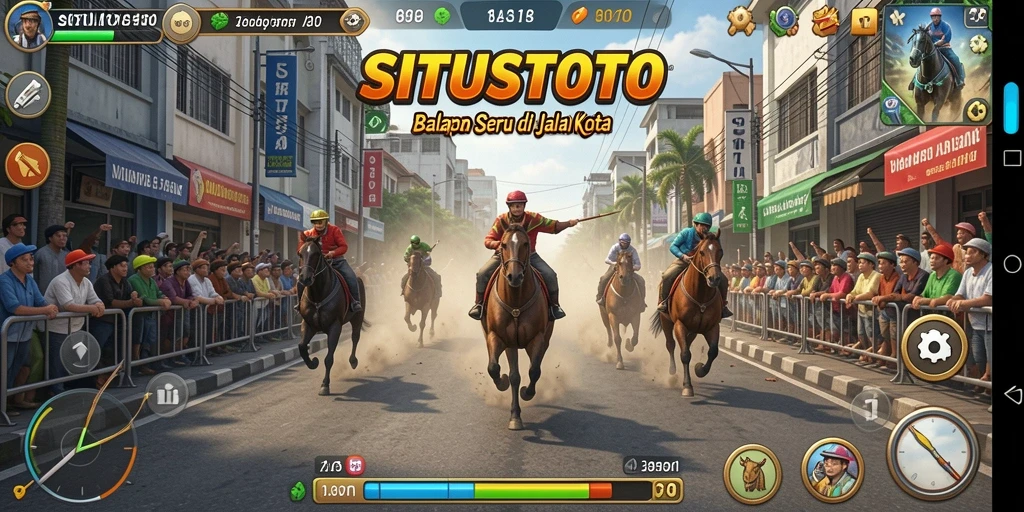 Gameplay seru dalam balapan SITUSTOTO yang menegangkan.