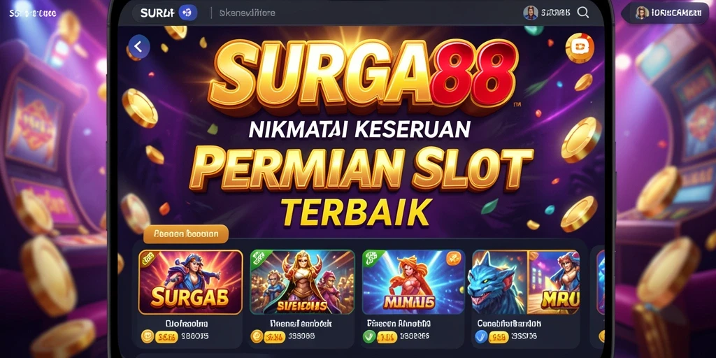 Tampilan gameplay Slot yang seru dan menarik dari SURGA88.