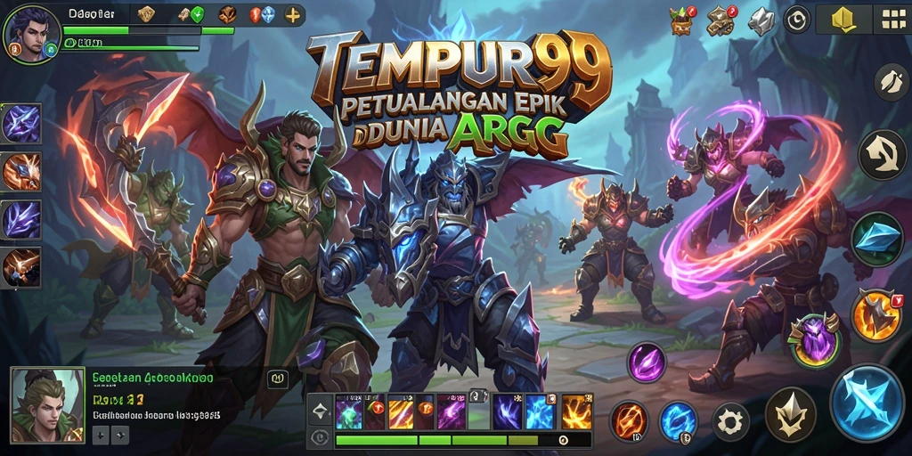 Gameplay seru TEMPUR99 dengan aksi mendebarkan dan karakter unik.