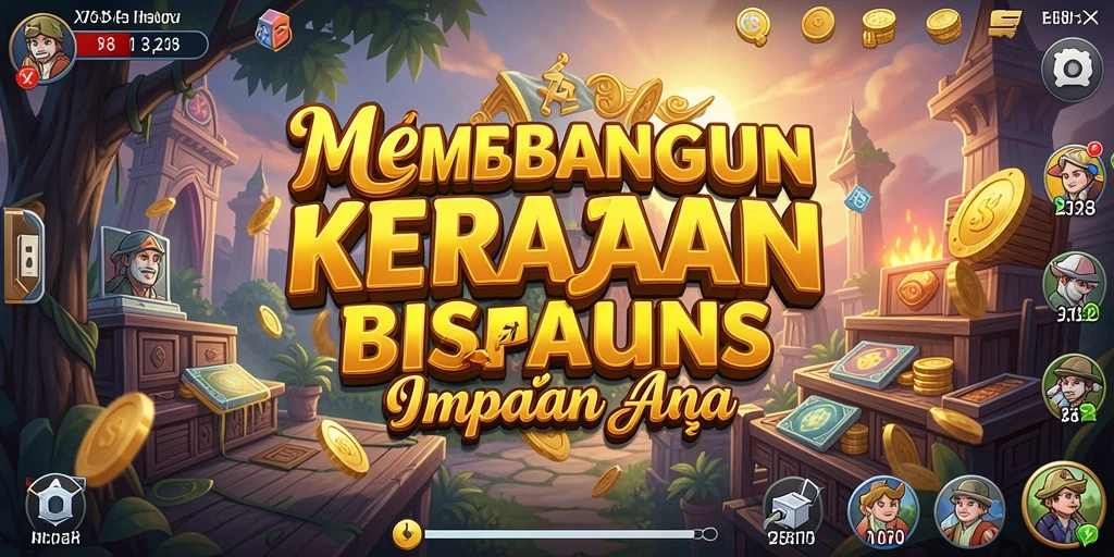 Tampilan gameplay X78 yang menampilkan keseruan menciptakan bisnis tycoon.
